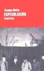 Portada de Especulación