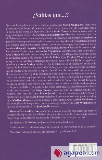 MUJERES EXTRAORDINARIAS: UNA HISTORIA DE MENTIRAS