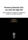 Persona y Derecho Civil: Los retos del siglo XXI (Persona, género, transgénero; inteligencia artificial y animales sensibles)