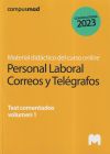 Personal Laboral Correos. Test comentados volumen 1. Sociedad Estatal de Correos y Telégrafos