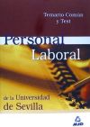 Personal Laboral (Grupo I Al V). Temario Común y Test. Universidad de Sevilla