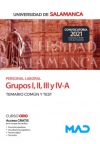 Personal Laboral (Grupos I, II, III y IV-A). Temario común y test. Universidad de Salamanca