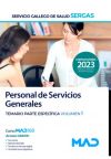 Personal de Servicios Generales. Temario parte específica volumen 1. Servicio Gallego de Salud (SERGAS)