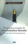 Perspectivas actuales de hermenéutica literaria