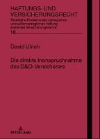 Portada de Die Direkte Inanspruchnahme Des D&o-Versicherers
