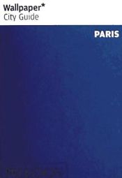 Portada de Wallpaper city guide Paris 2012