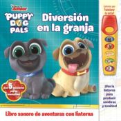 Portada de DIVERSION EN LA GRANJA. LIBRO CON LINTERNA PUPPY DOG PALS. FAB