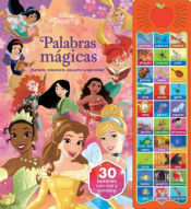 Portada de PALABRAS MÁGICAS DISNEY PRINCESAS 30 BOTONES CON SONIDO: 30 BOTONES CON VOZ Y SONIDO