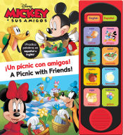 Portada de Little English Spanish Sound Book Disney Mickey and Friends