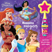 Portada de Momentos Magicos-Princesas Disney-Libro Con Varita Magica