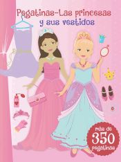 Portada de Pegatinas-Las princesas y sus vestidos