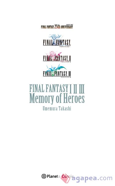 Final Fantasy I, II, III Memory of Heroes (novela)