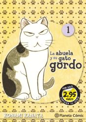 Portada de La abuela y su gato gordo 01. Edición promoción