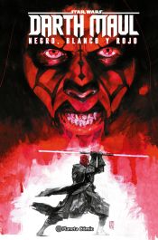 Portada de Star Wars Darth Maul: Blanco, negro y rojo