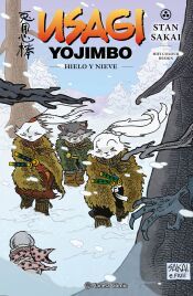 Portada de Usagi Yojimbo: Hielo y nieve