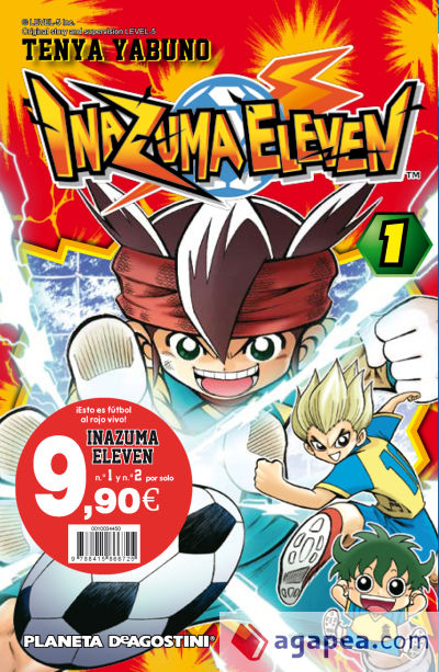 Inazuma Eleven Pack nº 01+ nº02 Especial 1,95