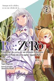 Portada de Re:Zero (manga) nº 02: Empezar de cero en un mundo diferente. Volumen 1. Primer día en la capital. Primera parte