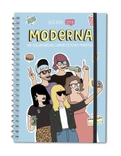 Portada de Agenda anual 2018 Moderna de Pueblo