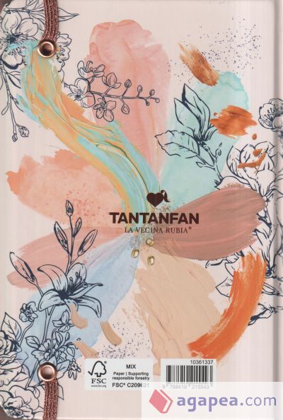 Agenda anual bolsillo 2026 La Vecina Rubia