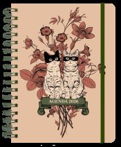 Portada de Agenda anual semanal 2026 Laura Agust&iacute; "Gatos"