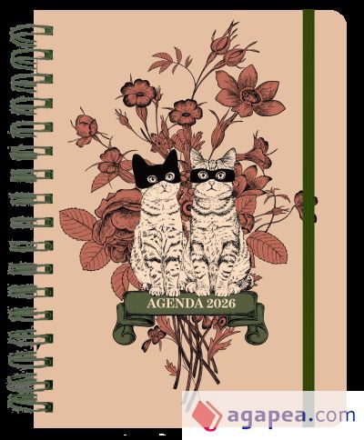 Agenda anual semanal 2026 Laura Agust&iacute; "Gatos"