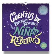 Portada de Calendario 2019 Cuentos de buenas noches para niñas rebeldes