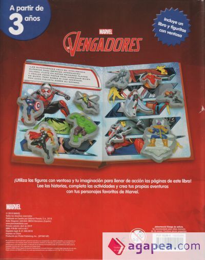 Los Vengadores. Historias animadas Libro con 10 figuritas