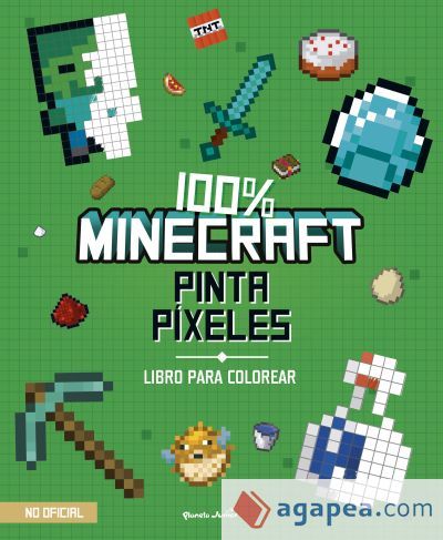 100% Minecraft. Pinta p&iacute;xeles