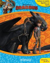 Portada de Cómo entrenar a tu dragón. Libroaventuras: Incluye un cuento, figuritas y un tapete