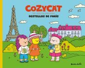 Portada de Cozy Cat. Destellos de Par&iacute;s: Feel Good Coloring Books