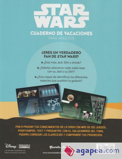 Star Wars. Cuaderno de vacaciones para adultos