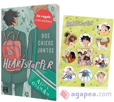 Pack Heartstopper 1. Dos chicos juntos + stickers