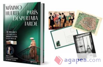 Pack verano, Paris despertaba tarde + 4 postales de París en los años 20