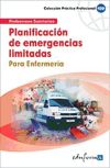 Planificación de emergencias limitadas para Enfermería. Colección Práctico Profesional