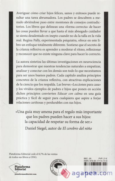 Educar con calma: cómo hacer menos y relacionarte mejor con tus hijos