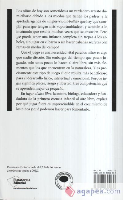 Jugar al aire libre