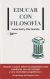 Portada de Educar con Filosofia, de Carlos Goñi Zubieta