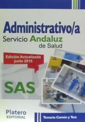 Portada de Administrativo/a del Servicio Andaluz de Salud (SAS). Temario común y test