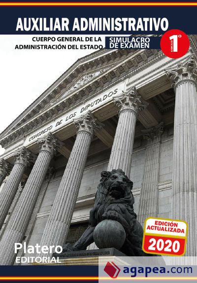 Auxiliar Administrativo. Cuerpo General de la Administración del Estado. Simulacro de examen Ejercicio 1º