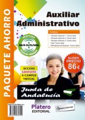 Portada de Auxiliar Administrativo Junta Andalucía. Turno Libre. Pack Ahorro