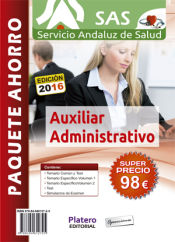 Portada de Auxiliar Administrativo del Servicio Andaluz de Salud (SAS). Pack