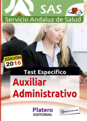 Portada de Auxiliar Administrativo del Servicio Andaluz de Salud (SAS). Test específicos