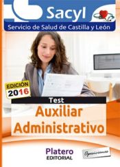 Portada de Auxiliar administrativo del servicio de salud de Castilla y León (SACYL). Test