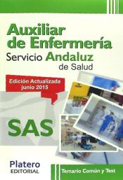 Portada de Auxiliar de Enfermería del Servicio Andaluz de Salud (SAS). Temario común y test