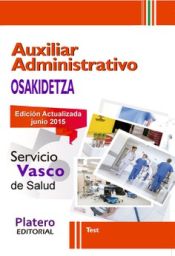 Portada de Auxiliares Administrativos del Servicio Vasco de Salud (Osakidetza). Test
