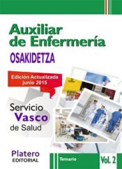 Portada de Auxiliares de Enfermería del Servicio Vasco de Salud (Osakidetza). Temario, volumen II