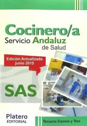 Portada de Cocinero/a del Servicio Andaluz de Salud (SAS). Temario común y test