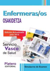 Portada de Enfermeros del Servicio Vasco de Salud (Osakidetza). Simulacros de Examen