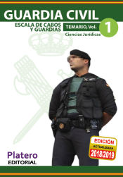 Portada de GUARDIA CIVIL. ESCALA DE CABOS Y GUARDIAS. TEMARIO. VOLUMEN I