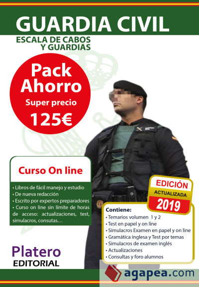 Pack Ahorro Guardia Civil. Escala de Cabos y Guardias